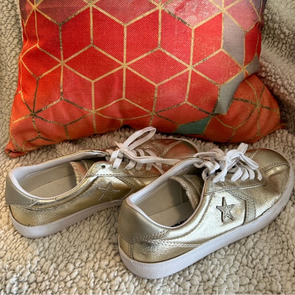 Converse Breakpoint Ox Metallic Gold Sneakers - Picture 3 of 9